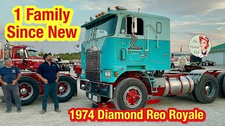 1 Family Since New: Prouse Transport's 1974 Diamond Reo Royale Cabover Semi Truck Tour