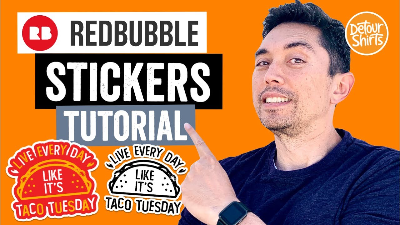 How To Design A Sticker On Redbubble Sticker Residue