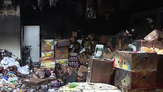East Hollywood family business destroyed in fire, suspect fire started in homeless camp