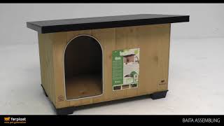 Niche pour chien Baita bois FSC de Ferplast - Tutoriel de montage