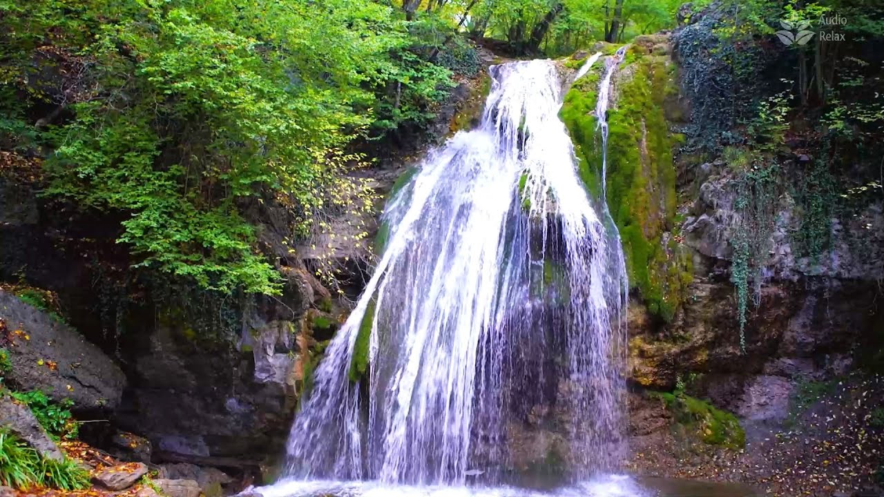 Sleep Better With Calming Waterfall Sounds 10 Hours Youtube