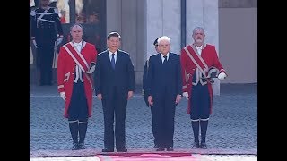 LIVE: President Xi Jinping attends welcome ceremony in Rome