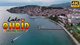 Lake OHRID, Macedonia (2024) 【Drone Video 4K】 🚁 Охридско Езеро, Охрид, Македонија 🇲🇰 [видео од дрон]