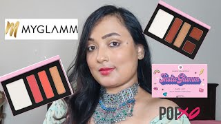 MY GLAMM POPxo Makeup - Insta Glam Face kit \u0026 Face n Eye Kit // First Impressions