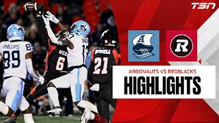 CFL WEEK 21: Toronto Argonauts vs. Ottawa Redblacks FULL HIGHLIGHTS