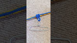 YCB-Knots #140，Daily life knots, can be used for hanging clothes hangers.#diy #viral#shorts#绳结#knots