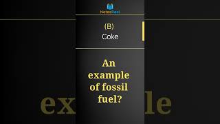 Which of the following is an example of fossil fuel?