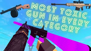 the most *TOXIC* gun in every category in phantom forces