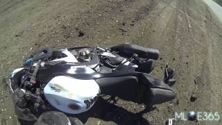 Sportbike ZX6R Crash