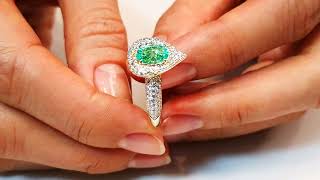 Brazilian Paraiba Tourmaline Ring 1.30 carats by Kat Florence