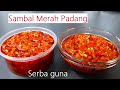 Resep sambal merah khas rumah makan Padang yang serba guna