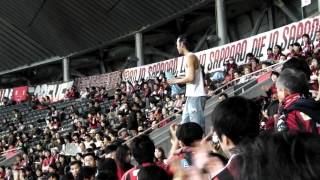 コンサドーレ札幌_20120407_柏レイソル戦_試合前ゴール裏の様子