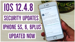 iOS 12.4.8 Released | How to install iOS 12.5.8 | iOS 12.4.8 update now wifi