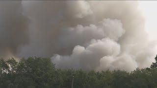 Crews sent to large fire at Darlington Shredding