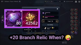 Enhance +20 Branch Eternal Relic of Ahib | RNG Test Part 23 | Black Desert Mobile