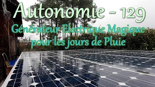 Autonomie - 129 - Générateur Électrique Magique pour les jours de Pluie