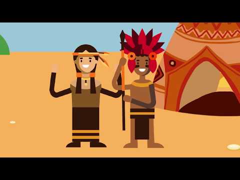 What were the five main Indian tribal regions in North America?