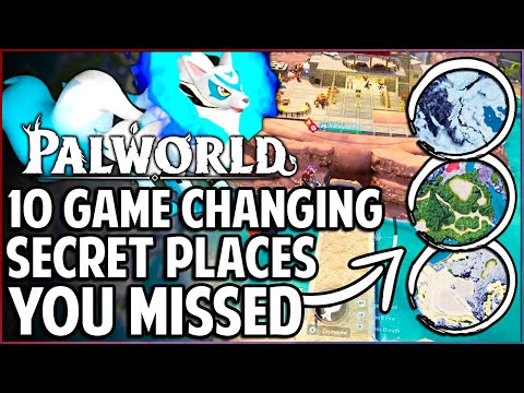 Palworld - 10 GAME CHANGING Secrets You Missed - Hidden Map, Best Pals, Base Spots & More!