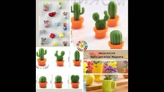 Mini Vases \u0026 Cacti Magnets: The Cutest Fridge Decor Ever! #starlapelpin