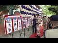 flag in ceremony of mt abi gamin mountaineering expedition at seemadwar dehradun