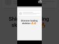 Shimmer Loading Skeleton with Pure CSS ✨ | No JavaScript Needed! #shorts