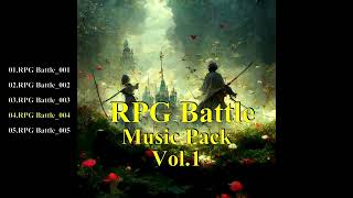 RPGツクールMZ/MV向け公式DLC「RPG Battle Music Pack Vol.1」試聴用PV