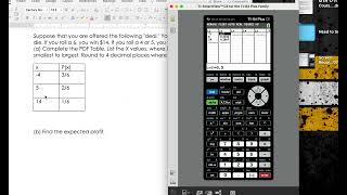 Example: Find Expected Value (1)