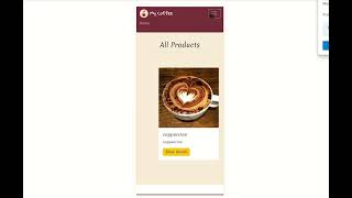 coffee mob_preview website project html, CSS , bootstrap , python , Django , PostgreSQL