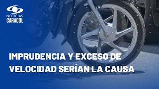 Grave accidente en avenida Boyacá de Bogotá: motociclista chocó contra camión y murió