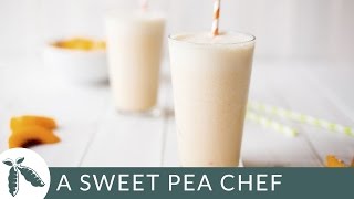 Peach Protein Shake | A Sweet Pea Chef