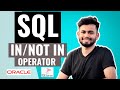 SQL IN & NOT IN Operator | SQL tutorial for beginners | Learn SQL basics