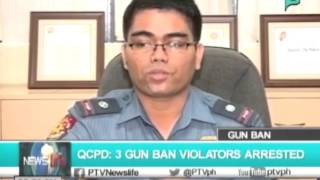 NewsLife: QCPD: 3 gun ban violators arrested || Jan. 12, 2015