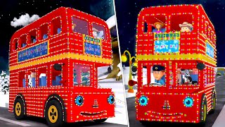 Christmas - Wheels On The Bus + More Fun Xmas Songs & Nursery Rhymes for Kids