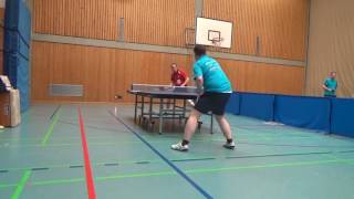 Stativ  Jochen Jahn 2 Bezirksliga 3 CVJM Unterasbach vs Zeckern Tischtennis 20170210   6