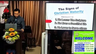 Hebrews 6:1-12 The Signs of Christian Maturity Part 2. #faith #bible #worship