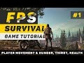 Create a Survival Game in Unity | Part 1: Player Script | Unity 5 Tutorial Create a Survival Game in Unity | Part 1: Player Script | Unity 5 Tutorial