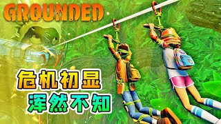 Grounded地面生存联机34：危机初显，我们却浑然不知，还在玩滑索