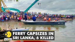 6 killed, several missing after ferry capsizes In Sri Lanka