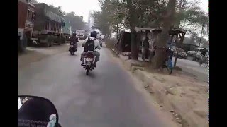 Kamalgazi Flyover Kolkata - Bike Ride on EM Bypass near Kamalgazi [NSC Bose Road Crossing]