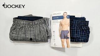 Jockey Men's Super Combed Mercerized Cotton Woven Checkered Inner Boxers#indiaunboxed