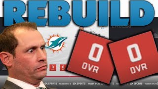 The Impossible Rebuild Challenge! 0 Overall Rebuild! Rebuilding the 0 Overall Miami Dolphins