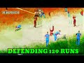 Defending 129 runs|| Worldcricketchampionship2|| Teri mitti|| By BHAI SHAHAB GAMER