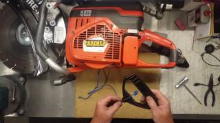 K12 saw - pull string repair