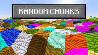 Minecraft, But EVERY Chunk Is A Random DIMENSION…