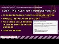 MECM CLIENT INSTALLATION TROUBLESHOOTING
