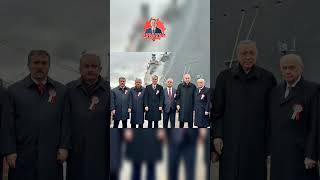 Fatih Erbakan, TCG ANADOLU gemisinin kabulünde Cumhur İttifakı liderleri ile görüştü.