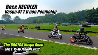 Race REG Vespa 4T T.U non Pembalap. The BROTOS Vespa Race Seri 1 2022