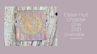 Eileen Hull Chapter One 2021, Folio Journal, Mandala, Folio pages, pockets and flowers - overview.