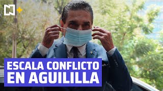 Toman palacio municipal de Aguililla tras agresión de Silvano Aureoles a profesor