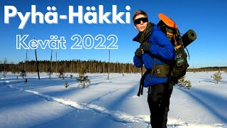 Retki Pyhä-Häkin kansallispuistossa // Kevät 2022 // Liukulumikengät ja uusi makuupussi